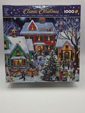 Classic Christmas 1000-Piece Holiday Puzzle - Festive Village